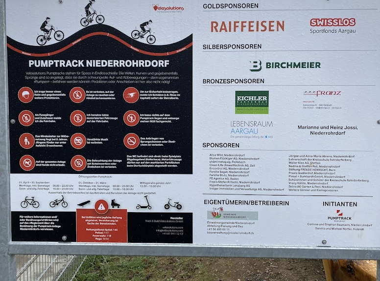 Niederrohrdorf pumptrack